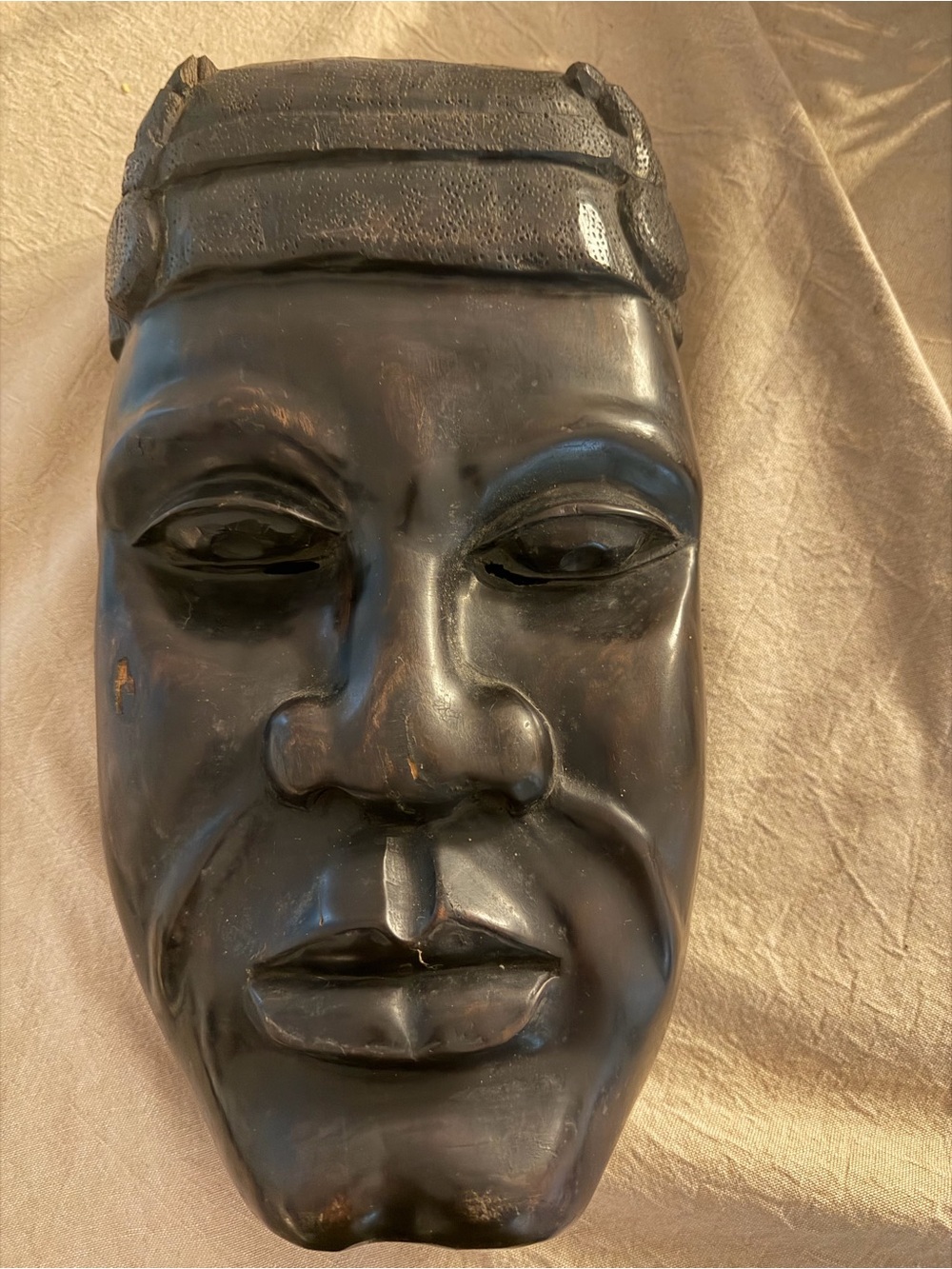Tribal Ebony Wood African Mask | Hand Carved in Zimbabwe